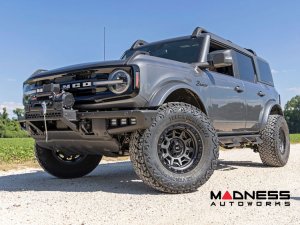 Ford Bronco Custom Wheels (1) - 85 Series - Gunmetal Gray w/ Black Lip - 17 x 9.0 / 6 x 135 / -12 / 4.5" - Rough Country Ford Bronco Custom Wheels (1) - 85 Series - Gunmetal Gray w/ Black Lip - 17 x 9.0 / 6 x 135 / -12 / 4.5" - Rough Country